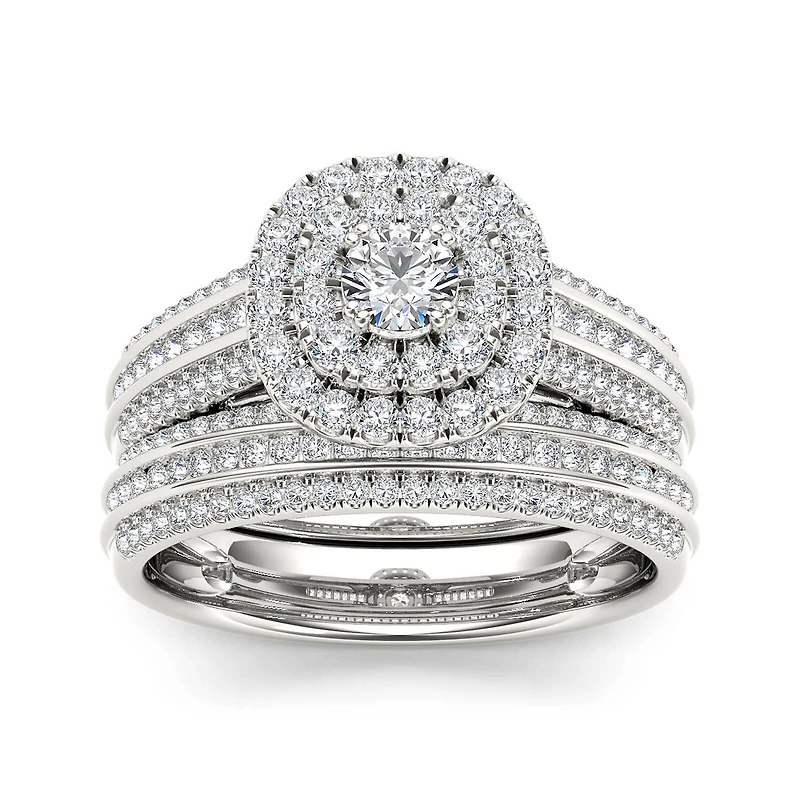 CT.T.W. Natural Diamond 10K Yellow Gold Bridal Ring Set