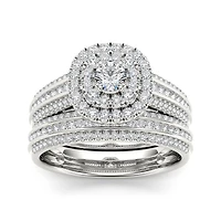 CT.T.W. Natural Diamond 10K Yellow Gold Bridal Ring Set