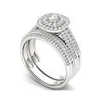 CT.T.W. Natural Diamond 10K Yellow Gold Bridal Ring Set