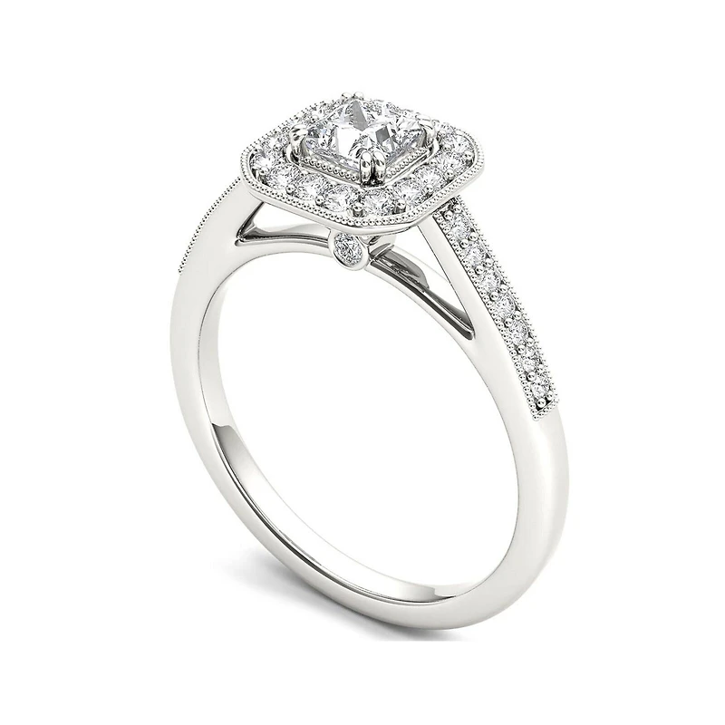 1/2 CT.T.W. Natural Diamond 14K Gold Engagement Ring