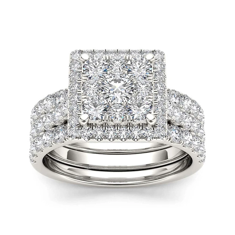 CT.T.W. Natural Diamond 10K Yellow Gold Bridal Set