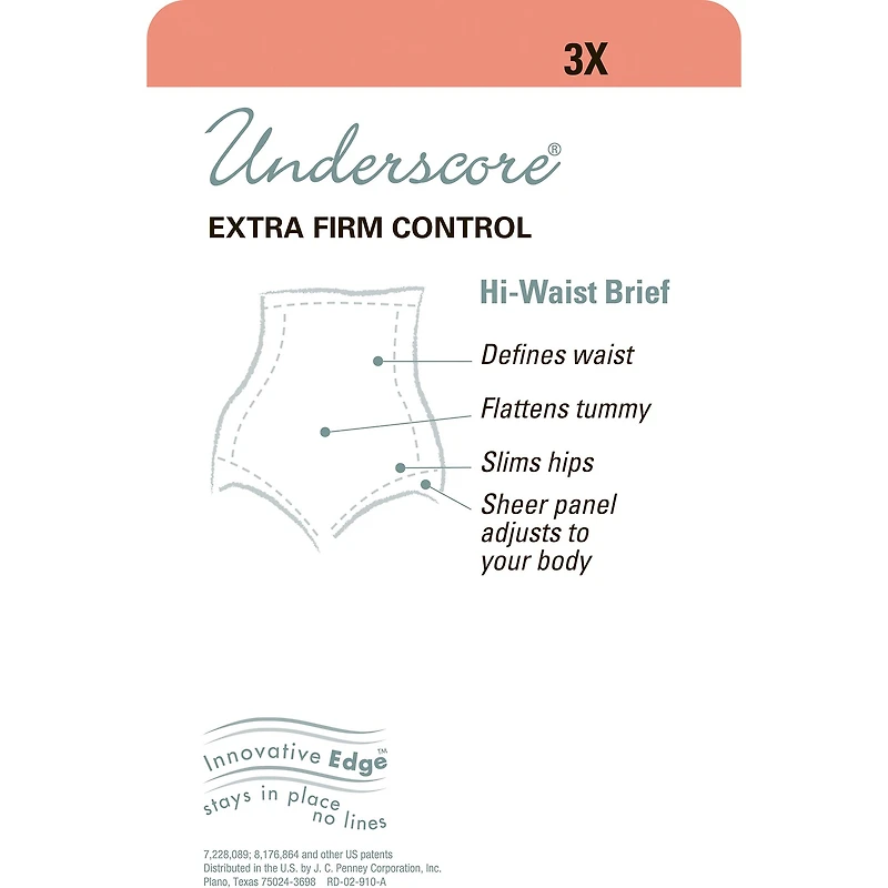 Underscore Innovative Edge® Sheer High-Waist Control Briefs
