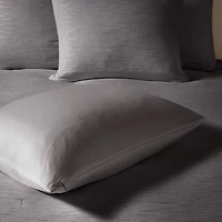 N Natori Hanae Cotton Blend Yarn Dyed 3 Piece Comforter Set