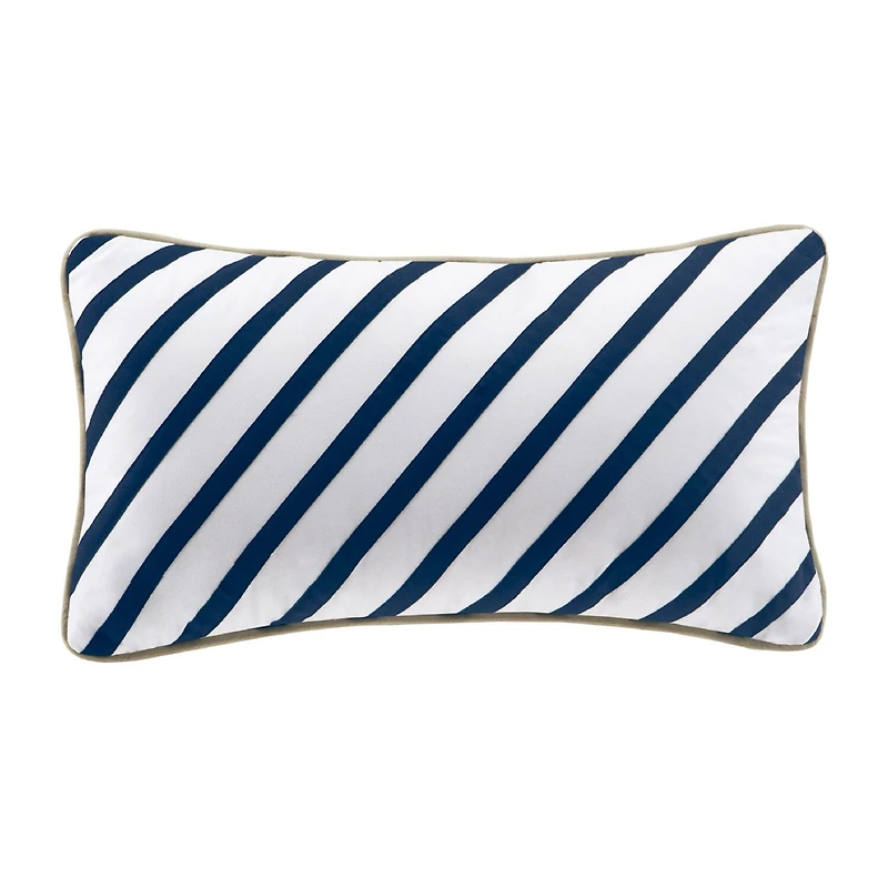 Intelligent Design Garrett Striped Comforter Set with decorative pillow