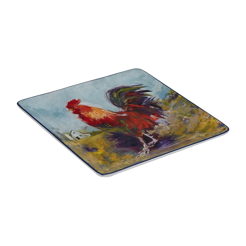 Certified International Rooster Meadow Serving Platter