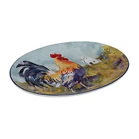 Certified International Rooster Meadow Serving Platter