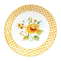 Certified International Sunflower Forever 4-pc. Earthenware Dinner Plate