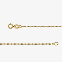 Womens 14K Gold 18 Inch Mariner Chain Necklace