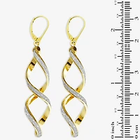 Made in Italy Womens 14K Gold Drop Earrings