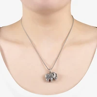Sterling Silver Elephant Pendant Necklace
