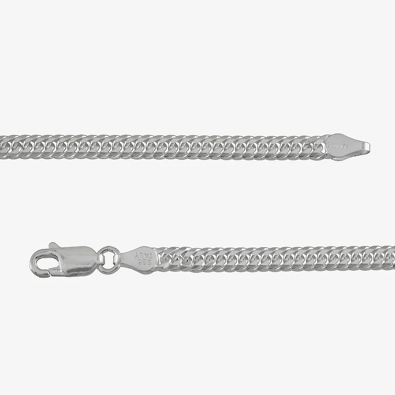Made in Italy Unisex Adult Sterling Silver 18 Inch Curb Chain Necklace