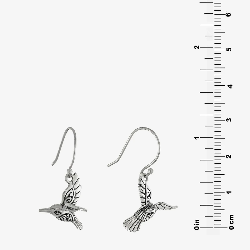 Womens Sterling Silver Drop Earrings