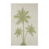 Catherine Palm Trees Indoor Outdoor Rectangular Area Rug