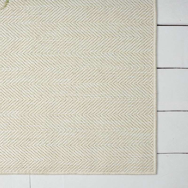 Catherine Palm Trees Indoor Outdoor Rectangular Area Rug