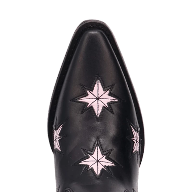 Dingo Womens Starburst Block Heel Cowboy Boots