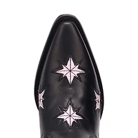 Dingo Womens Starburst Block Heel Cowboy Boots