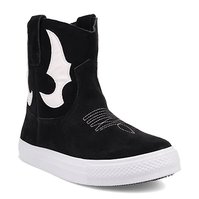 Dingo Womens Ollie Flat Heel Cowboy Boots