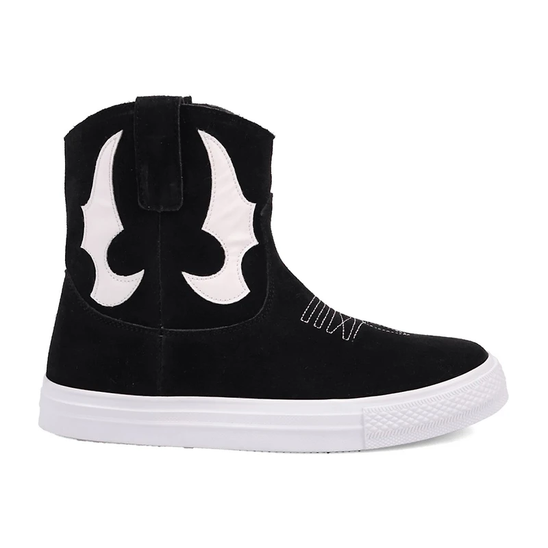 Dingo Womens Ollie Flat Heel Cowboy Boots