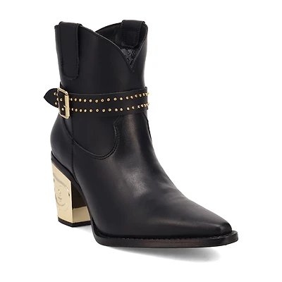 Dingo Womens Milano Block Heel Cowboy Boots