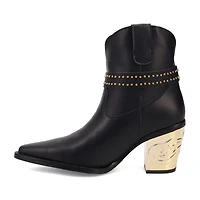 Dingo Womens Milano Block Heel Cowboy Boots