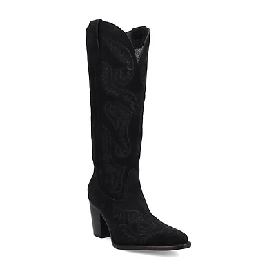 Dingo Womens Evita Stacked Heel Cowboy Boots