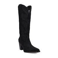 Dingo Womens Evita Stacked Heel Cowboy Boots