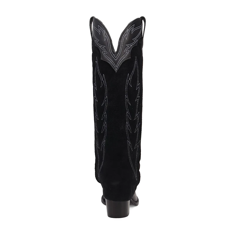 Dingo Womens Wild Fire Block Heel Cowboy Boots