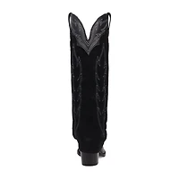 Dingo Womens Wild Fire Block Heel Cowboy Boots