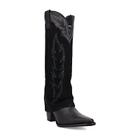 Dingo Womens Wild Fire Block Heel Cowboy Boots