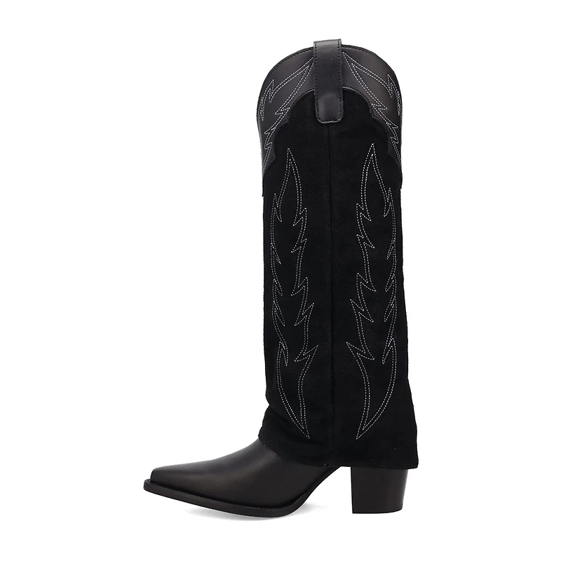 Dingo Womens Wild Fire Block Heel Cowboy Boots