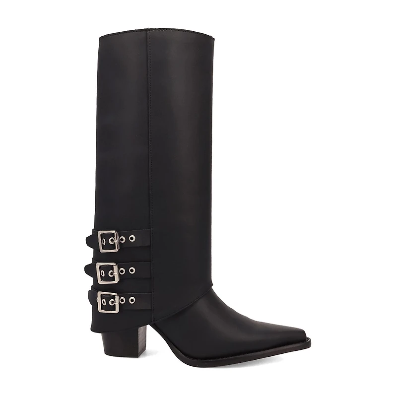 Dingo Womens Urban Cowgirl Stacked Heel Cowboy Boots