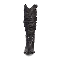 Dingo Womens Grit N' Grace Block Heel Cowboy Boots