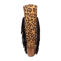Dingo Womens Twister Block Heel Cowboy Boots