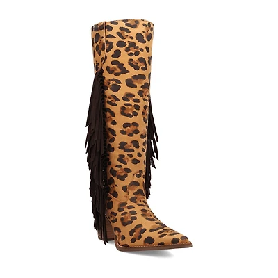 Dingo Womens Twister Block Heel Cowboy Boots