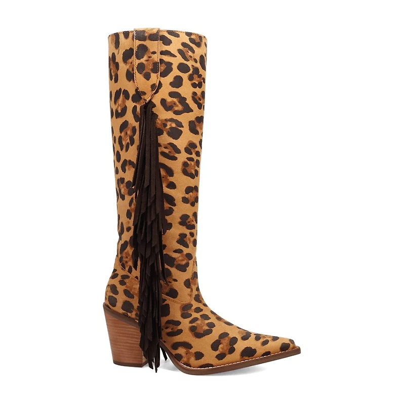 Dingo Womens Twister Block Heel Cowboy Boots