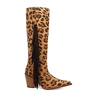 Dingo Womens Twister Block Heel Cowboy Boots