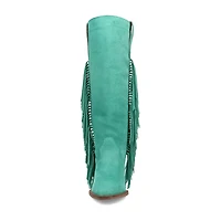 Dingo Womens Twister Block Heel Cowboy Boots