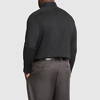 Van Heusen Everyday Defense Mens Big & Tall Classic Fit Stretch Fabric Wrinkle Free Long Sleeve Dress Shirt