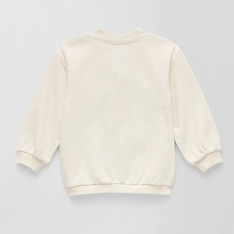Okie Dokie Toddler & Little Girls Crew Neck Long Sleeve Button Cardigan