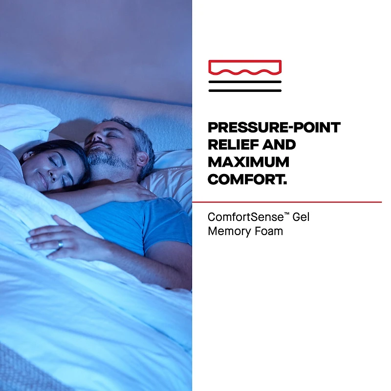 Sealy Posturepedic Ripley 13" Hybrid Plush Tight Top - Mattress + Box Spring