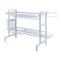 Gourmet Basics by Mikasa Over Sink Expandable Wall Organizer