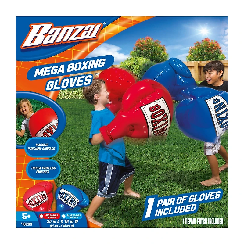 Banzai Kids Inflatable Mega Boxing Gloves