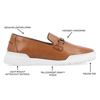 Thomas And Vine Dane Mens Round Closed Toe Loafers
