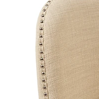 Madison Park Heyes Upholstered Tufted Swivel Counter Height Stool