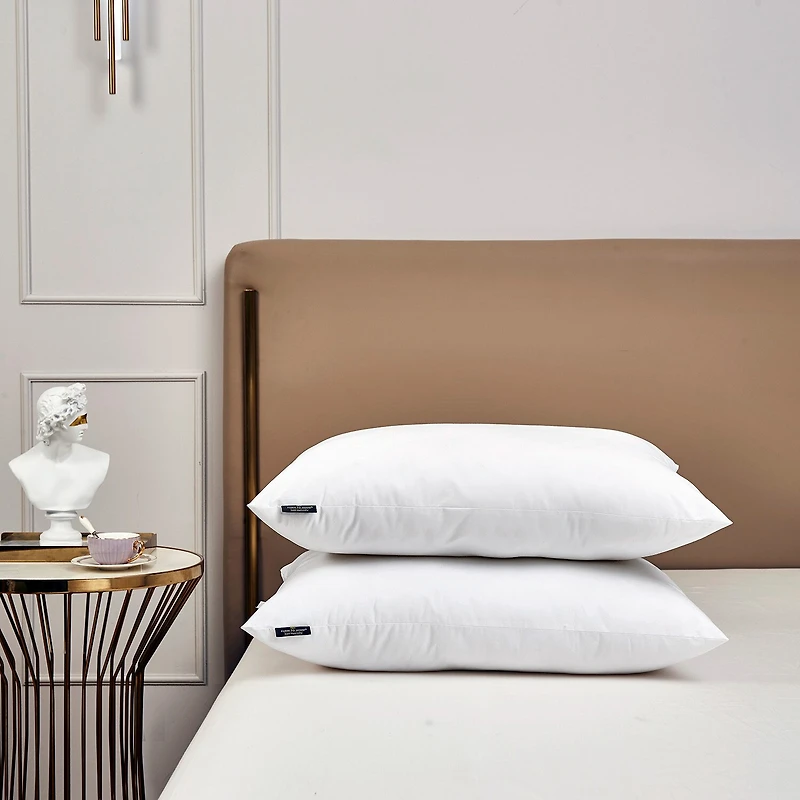 Farm To Home Organic Blended Down Alternative 2 Pack Medium Density Bed Pillow
