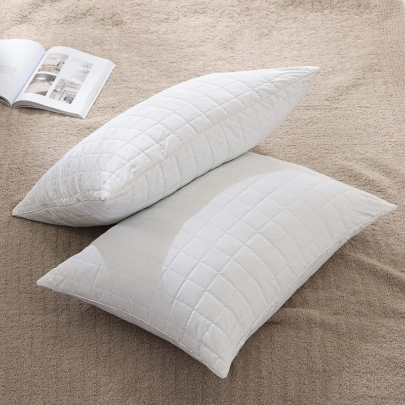 Blue Ridge Home Fashions Active Memory Foam 2 Pack Medium Density Bed Pillow