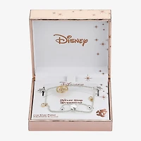 Disney Classics Womens Cubic Zirconia 14K Gold Over Brass Star Mickey Mouse Bolo Bracelet