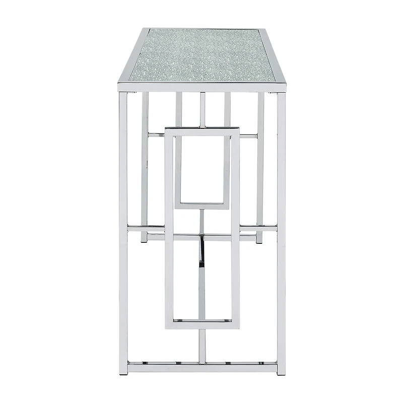 Furniture of America™ Selma Glass Top Console Table
