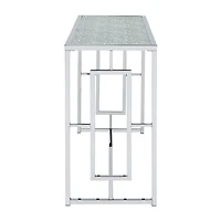 Furniture of America™ Selma Glass Top Console Table