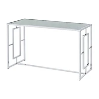Furniture of America™ Haines Glass Top Console Table